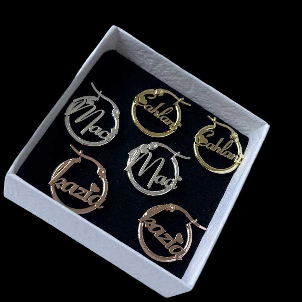 “Tarj Jewelry Palace” Hoops 20mm-100mm