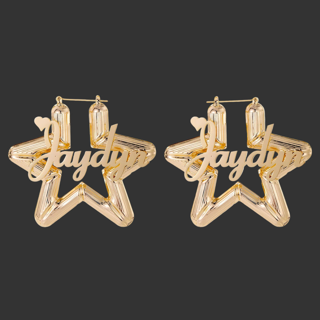 "Once Upon A Star" Bamboo Hoops