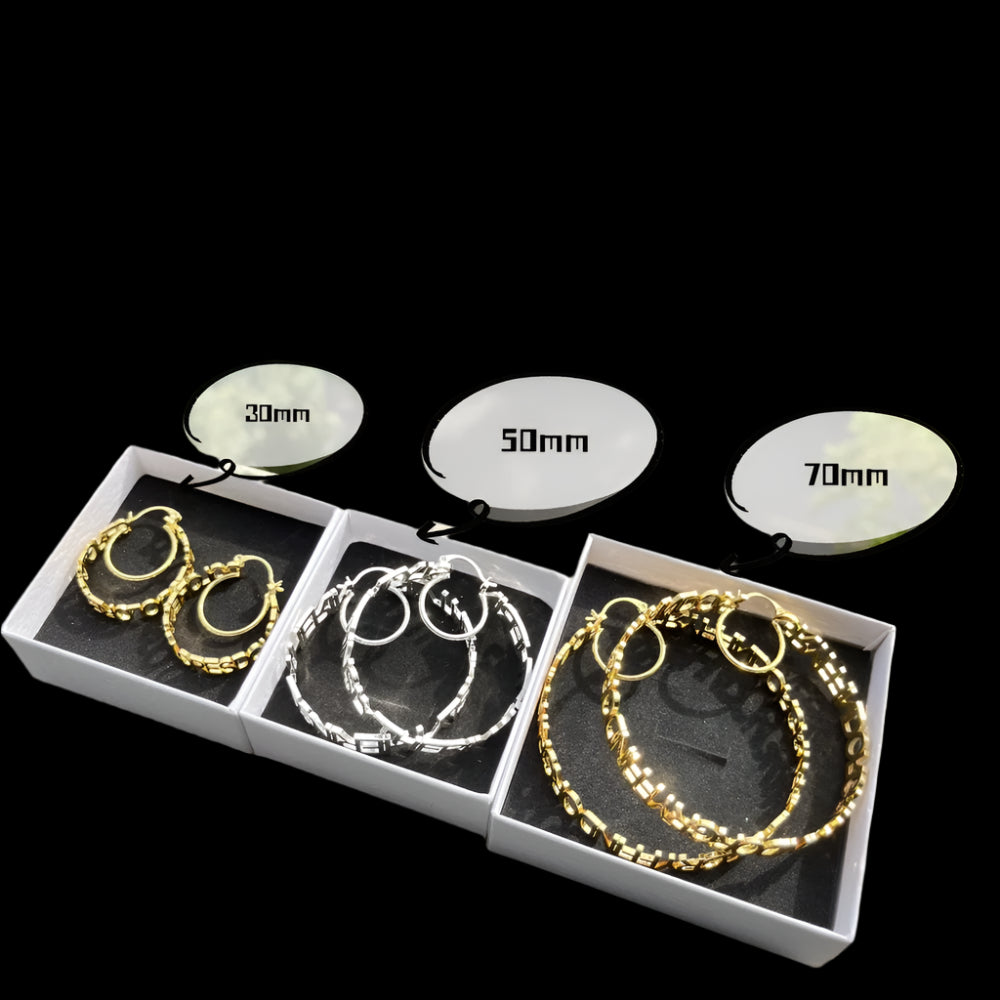 Huggie Round Earrings