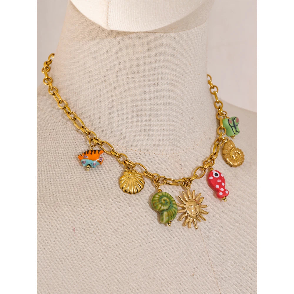 Butterfly Sun Drop Necklace